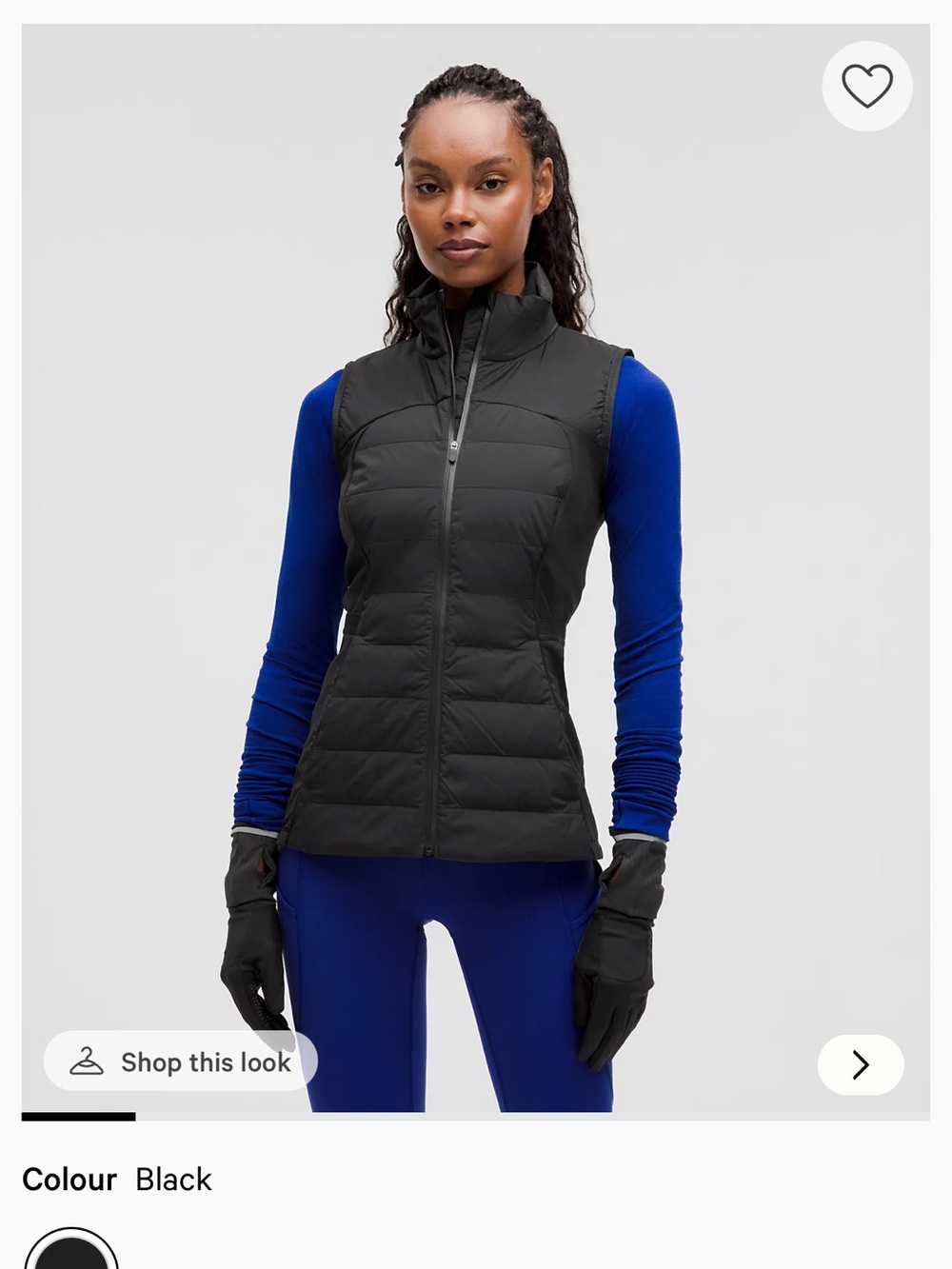 lululemon athletica down for it all vest